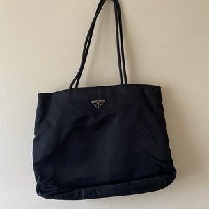 Prada Nylon shoulder tote bag